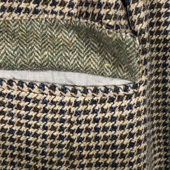 Vintage Tommy Hilfiger Houndstooth Blazer 44L Three-Button USA Union Academia - Picture 6 of 14